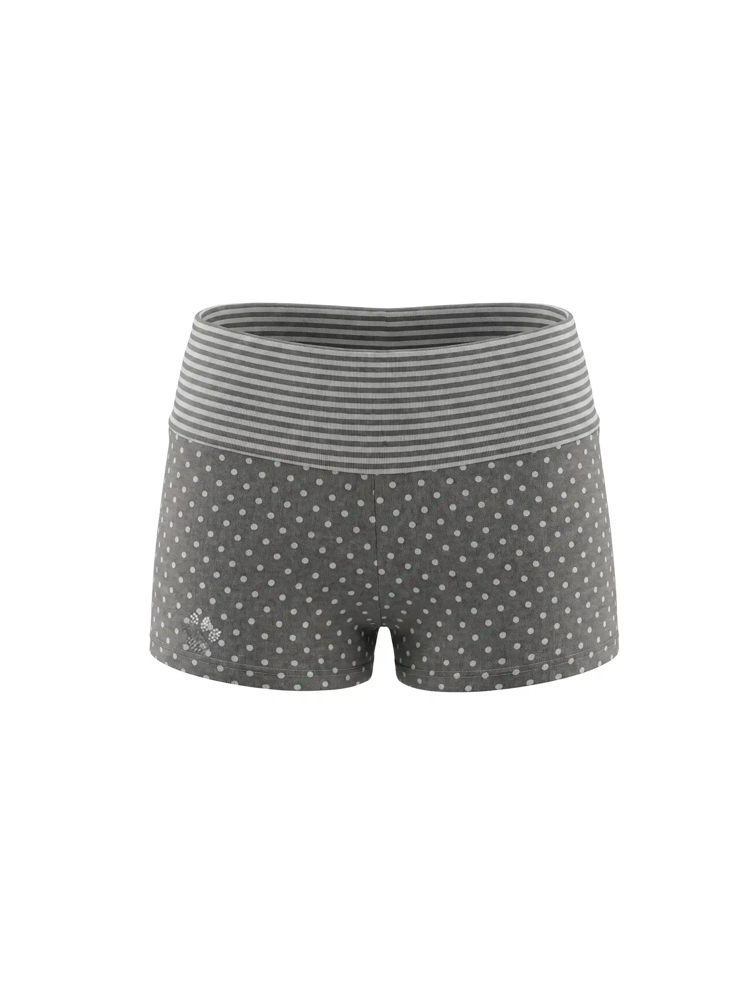 CantonCollective Design Y2K Polka Dot Foldover Shorts | Canton Collective