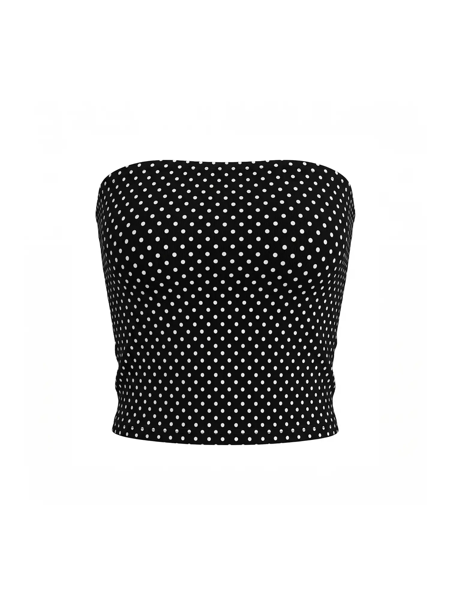 CantonCollective Design Y2K Polka Dot Tube Top | Canton Collective