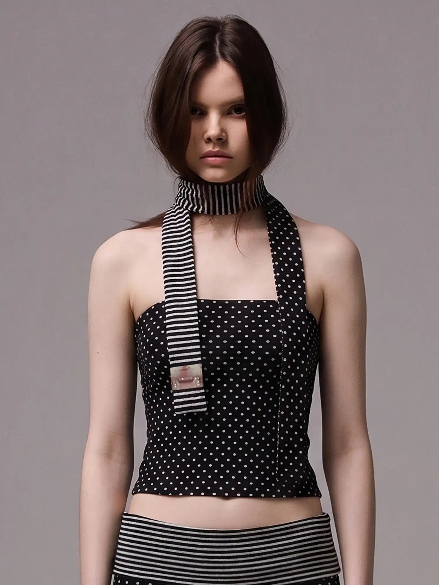 CantonCollective Design Y2K Polka Dot Tube Top | Canton Collective