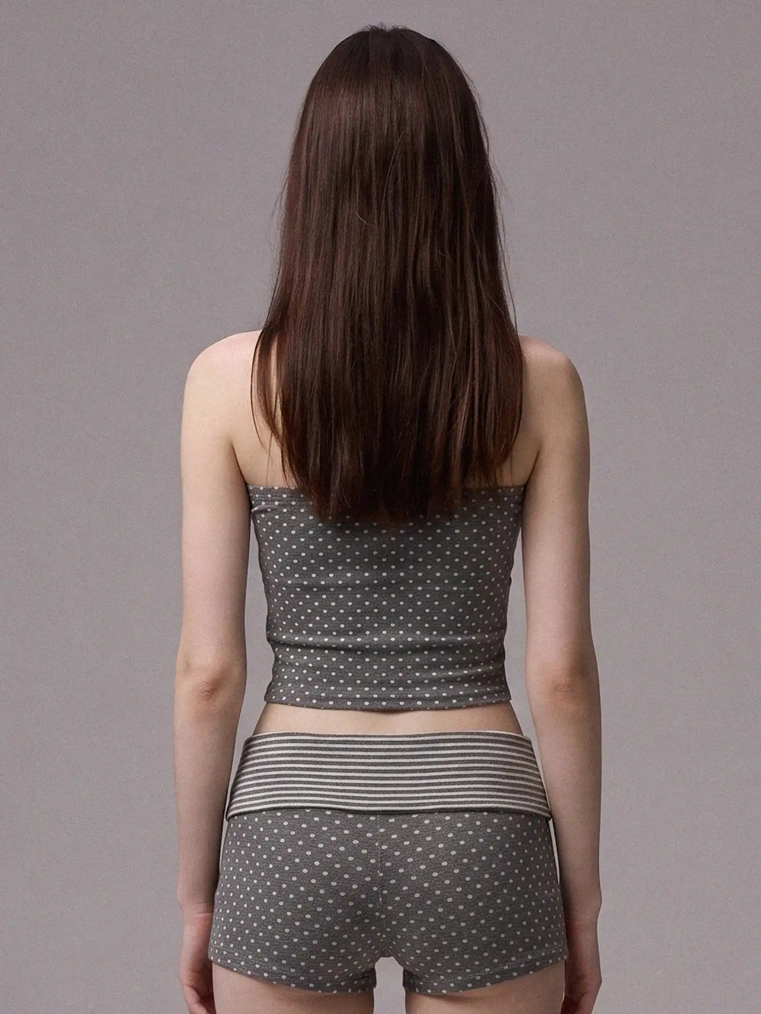 CantonCollective Design Y2K Polka Dot Tube Top | Canton Collective