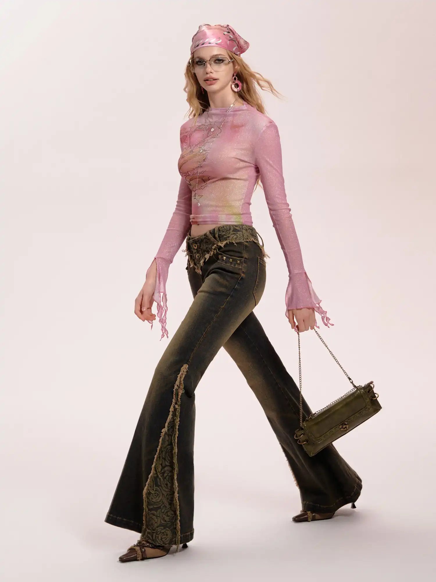 Deleteex Y2K Raw Edge Jeans | Canton Collective