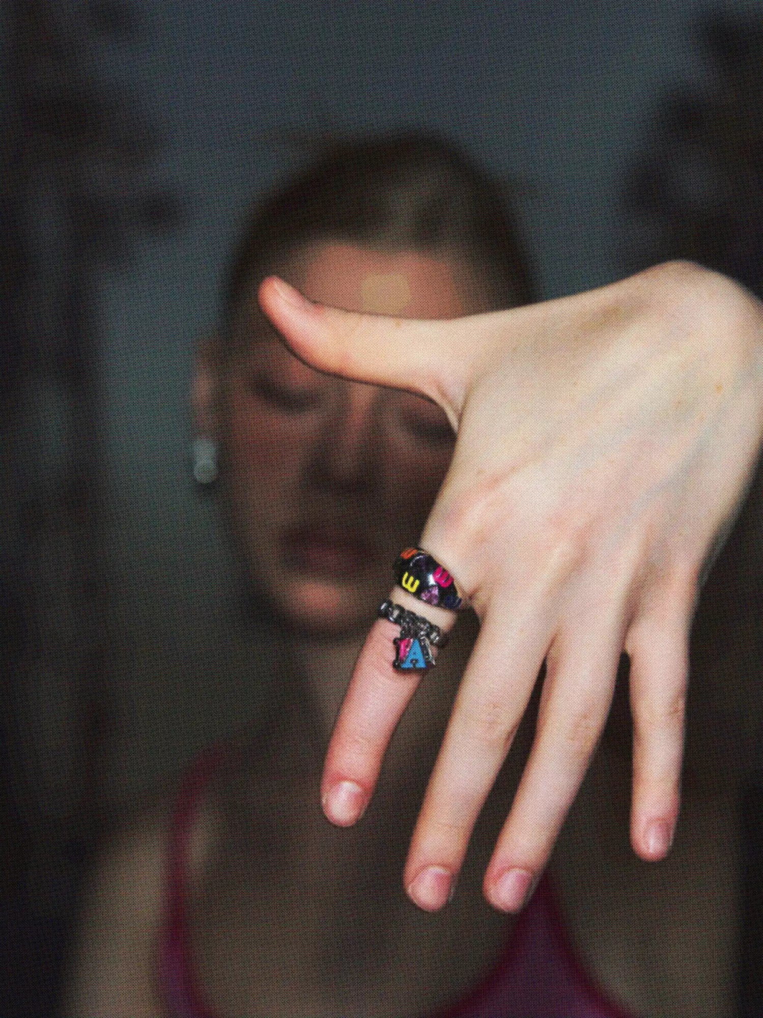 Deleteex Y2K Street Style Letter Open Ring | Canton Collective