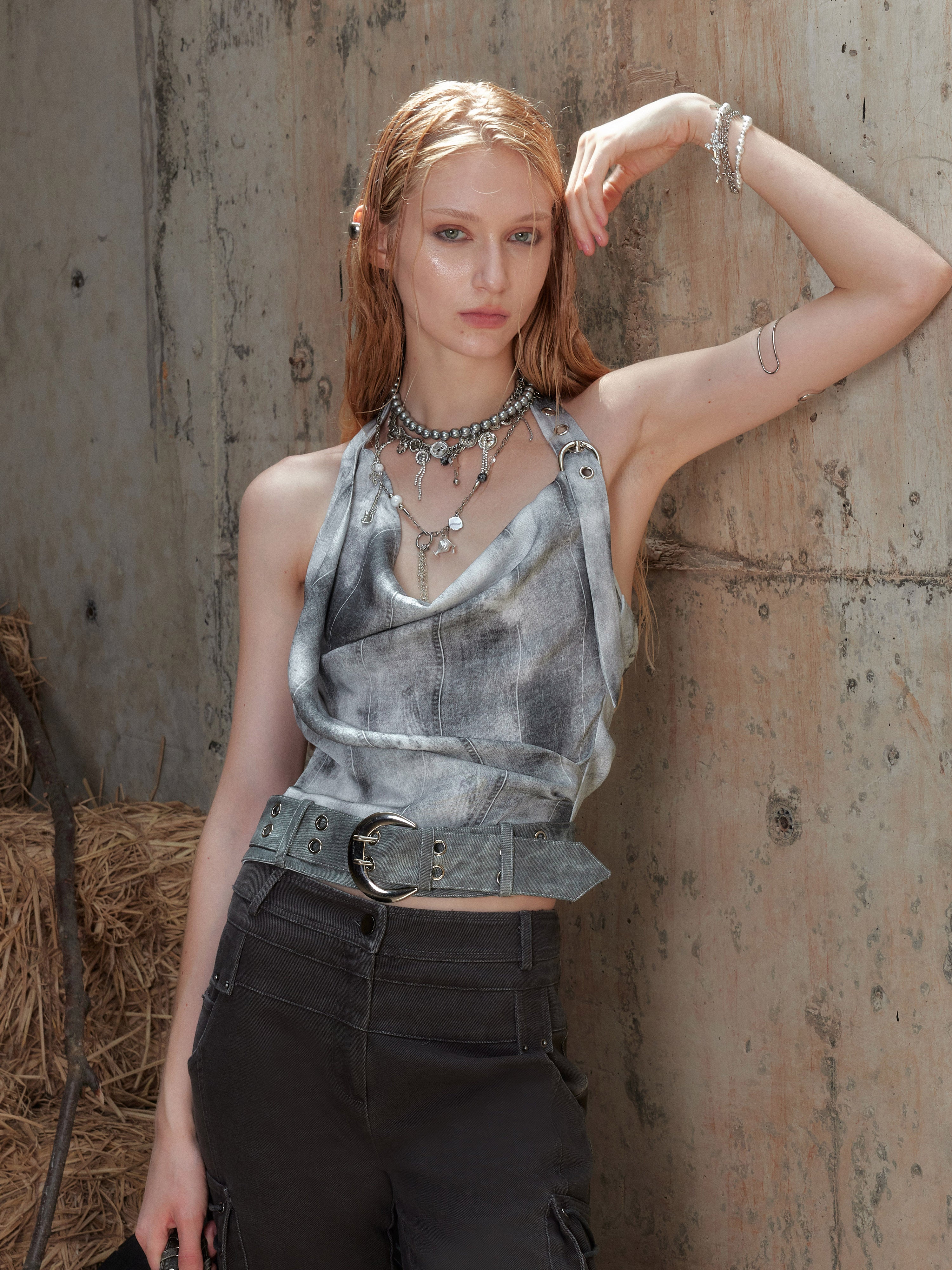 Moto Wrap Top