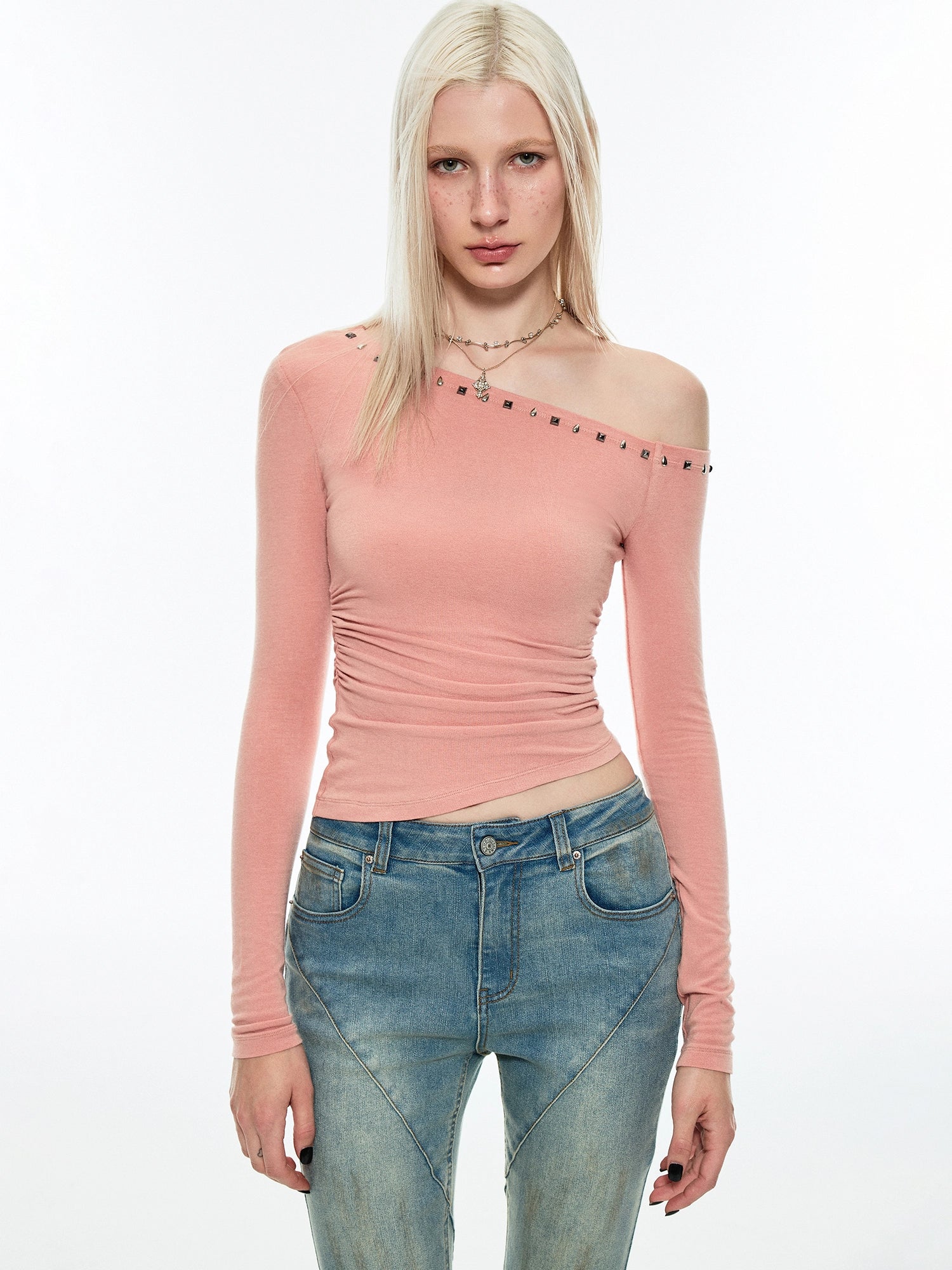 Studded Off-Shoulder Top | Canton Collective