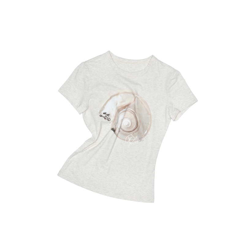 Petal Tide Graphic Slim Tee