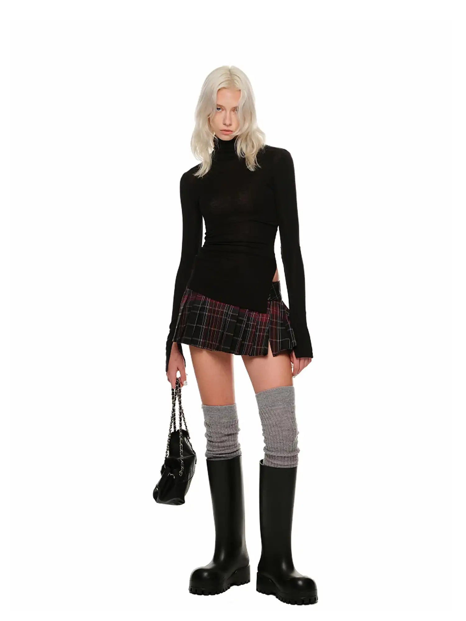 1Jinn Studio Luxe Embellished Turtleneck Top | Canton Collective